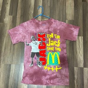 Travis Scott x McDonald's Jack Smile Tie Dye T-Shirt